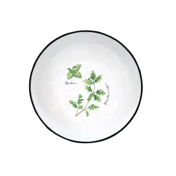 Assiette creuse Ø 18 cm en porcelaine HERBARIUM