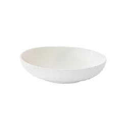 Assiette creuse blanc DROPS