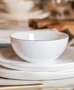 Assiette en porcelaine Ø 26 cm A WHITE