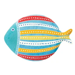 Assiette en porcelaine de 31×21,5cm SEA FRIENDS – versColor 2