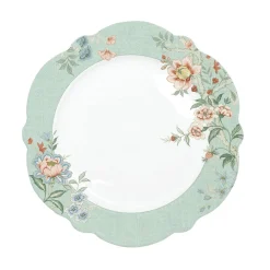 Assiette plate en porcelaine de Ø 26 cm ZEN GARDEN GREEN