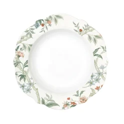 Assiette plate en porcelaine de Ø 26 cm ZEN GARDEN WHITE