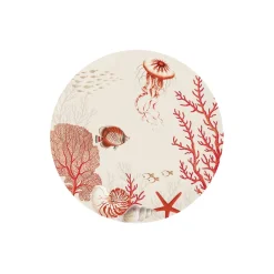 Assiettedessert CORAL REEF