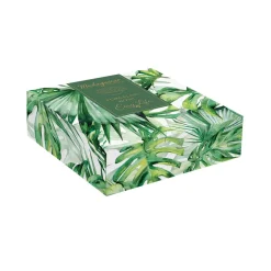 Bol en porcelaine 21×16 cm en forme de feuille LEAVES LIGHT GREEN