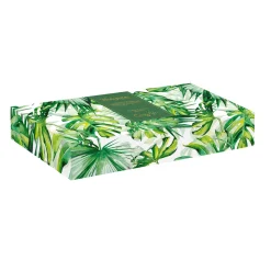 Bol feuille en porcelaine 30×13 cm TROPICAL LEAVES GREEN