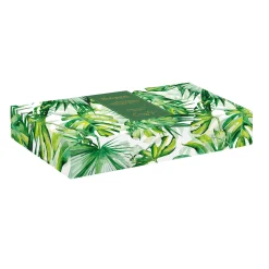 Bol feuille en porcelaine 30×13 cm LEAVES WHITE