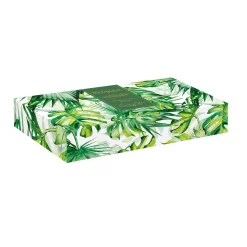 Bol feuille en porcelaine 30×13 cm eaves LIGHT GREEN