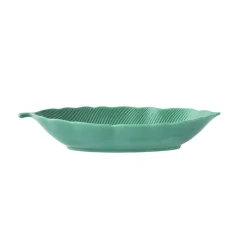 Bol feuille en porcelaine 26×11,5 cm LEAVES LIGHT GREEN