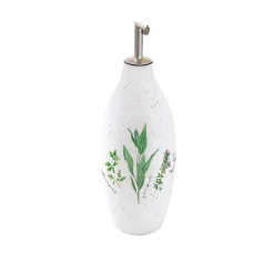 Bouteille à huile/vinaigre en porcelaine, 300 ml HERBARIUM