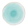 Coffret de 6 assiettes en porcelaine Ø16 cm GREEN