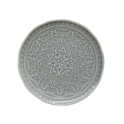 Ensemble de 6 assiettes creuses en porcelaine de Ø 19 cm DEEP GREY