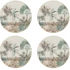Ensemble de 4 assiettes de 19 cm de diamètre en porcelaine dans une boîte cadeau NOSTALGIC HEAVEN