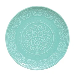 Ensemble de 6 assiettes en porcelaine de Ø 26,5 cm AQUA