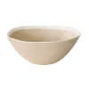 Ensemble de 2 bols à salade en porcelaine de 22,5×19,5 cmBEIGE