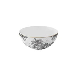 Ensemble de 6 bols en porcelaine Ø 12 cm RAIN FOREST