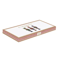 Ensemble de 6 décorations en porcelaine pour sapin de Noël NUTCRACKER