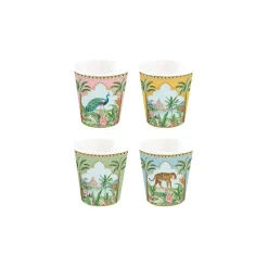 Ensemble de 4 petits verres à café PARADIS SAUVAGE