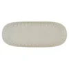 Ensemble de 3 plateaux ovales en porcelaine de 38×16 cm LIGHT GREY