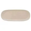 Ensemble de 3 plateaux ovales en porcelaine de 38×16 cm BEIGE