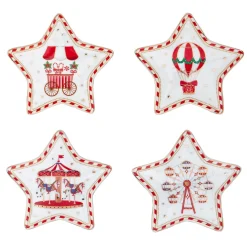 Ensemble de 4 porte-sachets de thé CHRISTMAS WONDERLAND