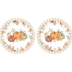 Ensemble de 2 sets de table Ø 34,5 cm HARVEST