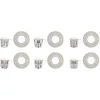 Ensemble de 6 tasses à café avec soucoupes PALAZZO