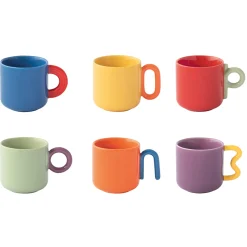 Ensemble de 6 tasses à café CREATIVE