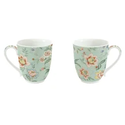 Ensemble de 2 tasses en porcelaine de 300 ml ZEN GARDEN GREEN