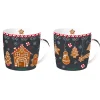 Ensemble de 2 tasses GINGERBREAD
