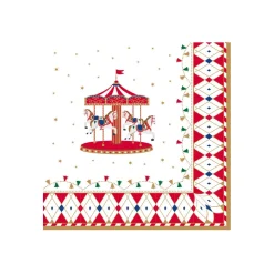 Paquet de 20 serviettes en papier CHRISTMAS WONDERLAND