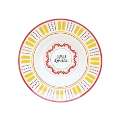 Plat à pâtes en porcelaine PASTA & PIZZA LOVERS