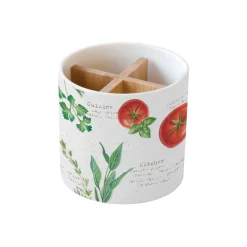 Pot à couverts en porcelaine HOME & KITCHEN