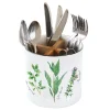 Pot à couverts en porcelaine Ø14 cm, hauteur 13,5 cm HERBARIUM