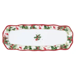 Service de plateau rectangulaire CHRISTMAS BERRIES