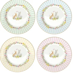 Set 4 assiettes à dessert HAPPY EASTER