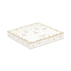 Set apéritif Ø 25 cm avec 6 bols en porcelaine et base en bambouCHRISTMAS LIGHTs