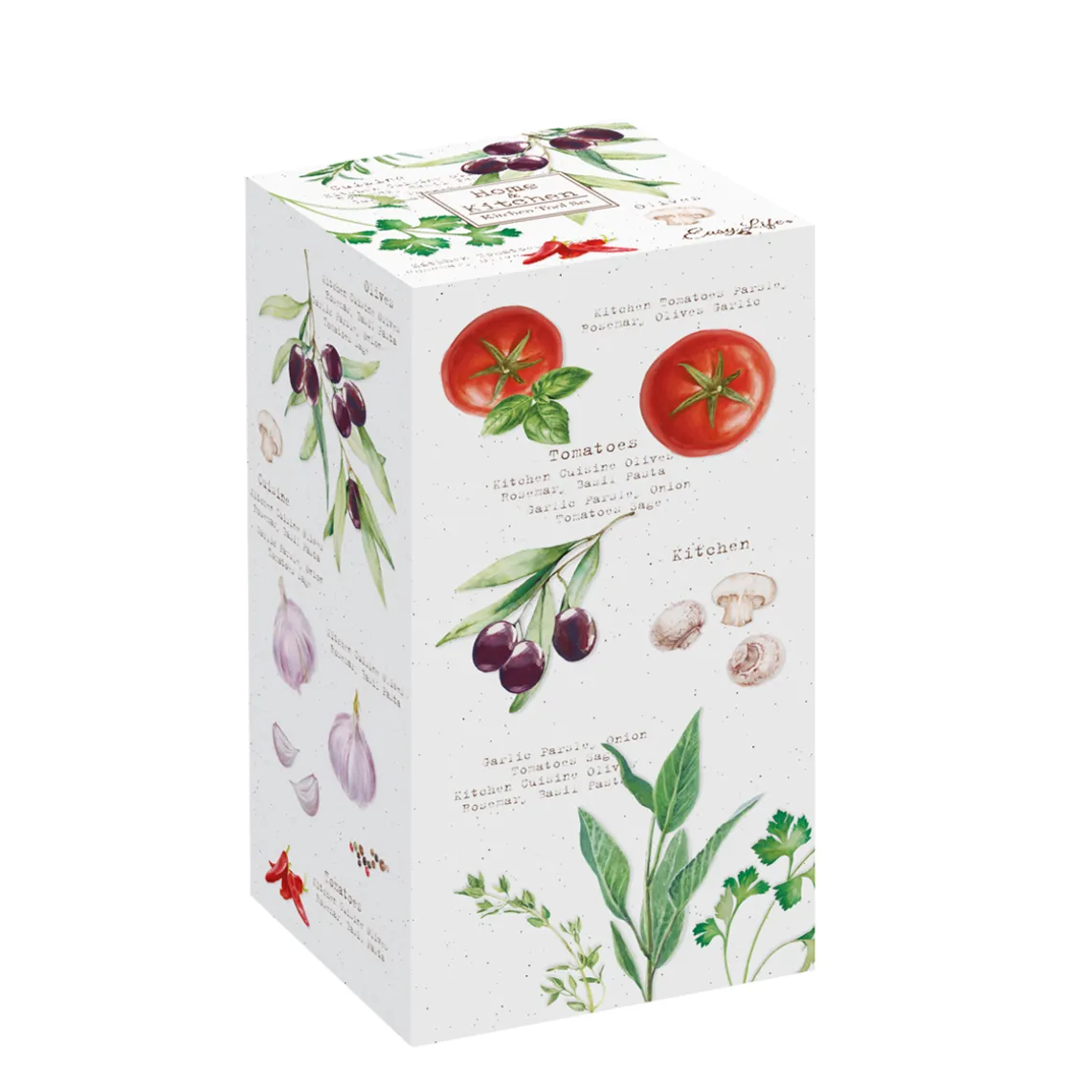 Set de 5 ustensiles de cuisine en bambou avec support en porcelaine HOME & KITCHEN