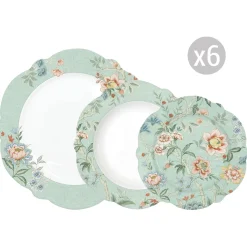 Set de vaisselle 18 pcs ZEN GARDEN GREEN