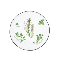 Sous-plat en porcelaine Ø 20 cm HERBARIUM
