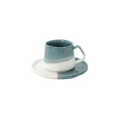 Tasse à café avec soucoupe DOUBLE GREEN