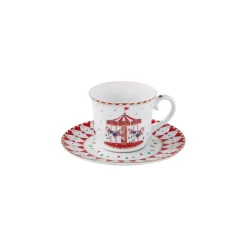 Tasse à thé avec soucoupe CHRISTMAS WONDERLAND