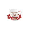 Tasse avec soucoupe en porcelaine, 250 ml CHRISTMAS MEMORIES