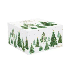 Tasse de petit déjeuner avec soucoupe FESTIVE TREES