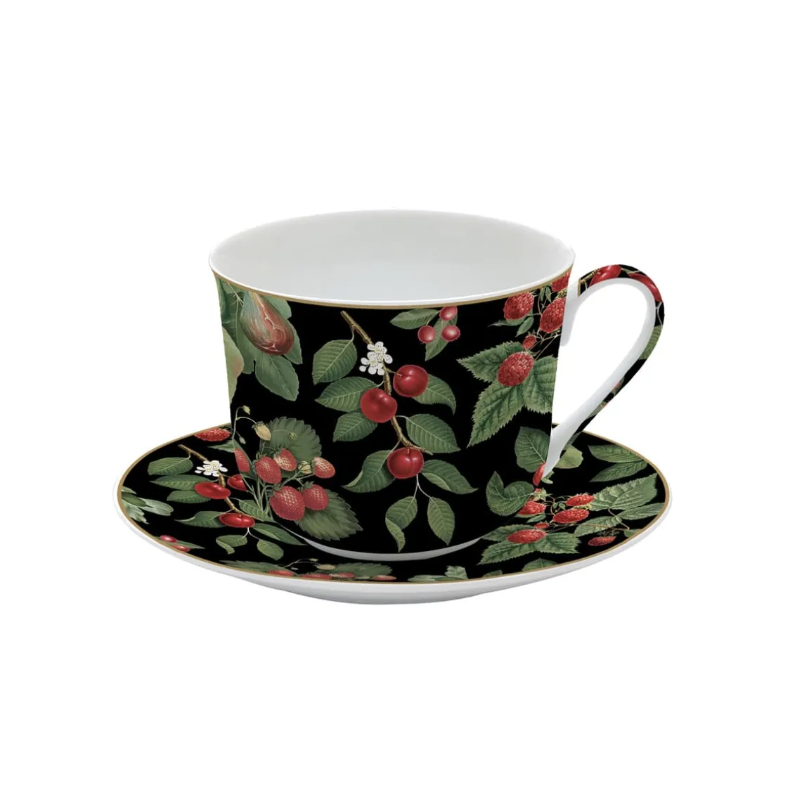Tasse de petit déjeuner avec soucoupe ORCHARD