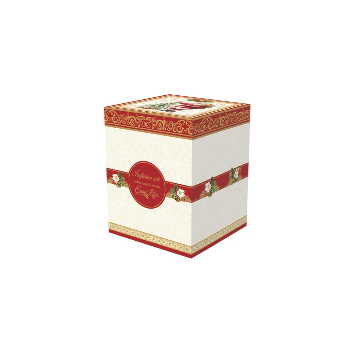 Tasse et sous-verre avec infuseur MAGIC CHRISTMAS