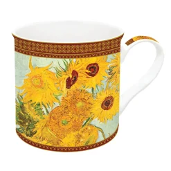 Tasse individuelle en porcelaine de 300 ml dans une boîte cadeau VASE WITH TWELVE SUNFLOWERS
